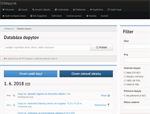 Tablet Screenshot of dopyty.123dopyt.sk